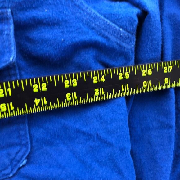 Deerskin Mens Shirt Size XL Blue Long Sleeve Casual Buton Up Classic Travel - Picture 5 of 11